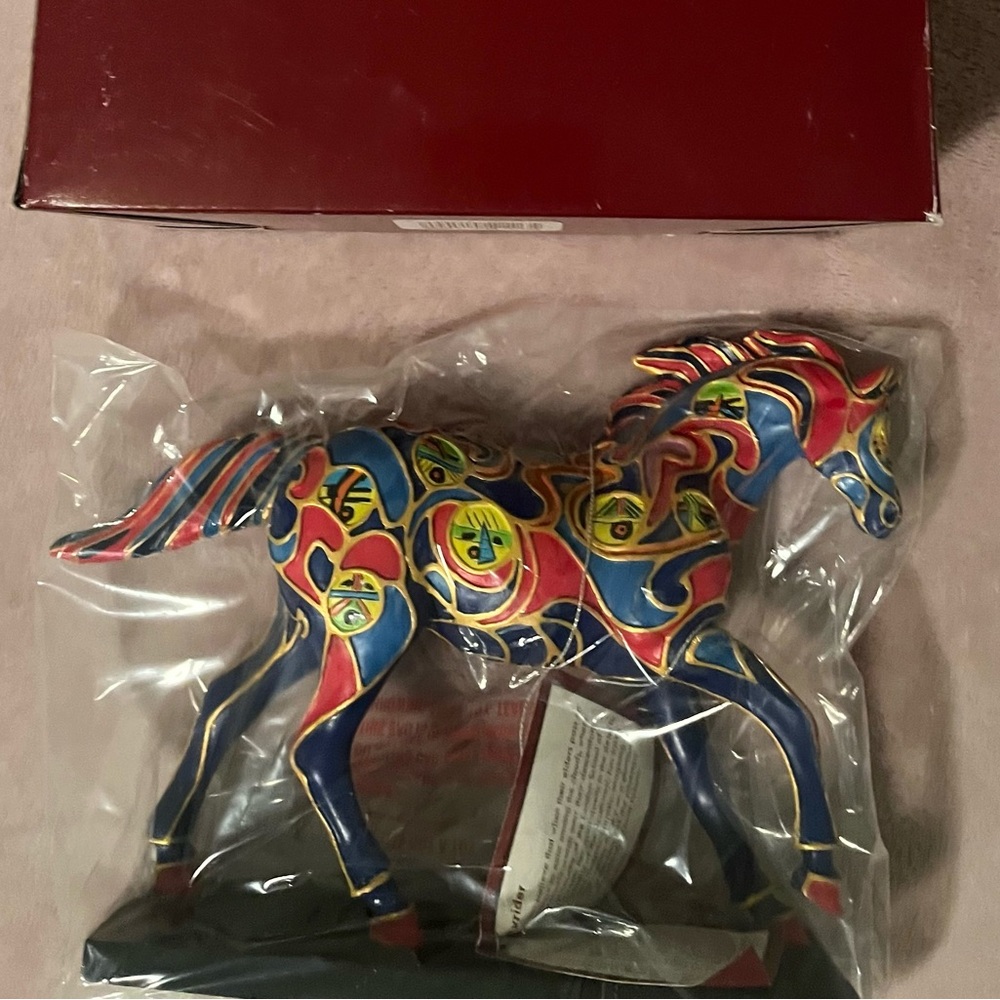 Trail of painted ponies Sky rider item 1509, artist Wendy Wells-Bailey. 1E 4,738